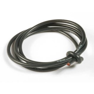 TQ Wire TQW1331  13 Gauge Wire 3' Black