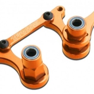 Traxxas TRA3743T  Steering bellcranks, drag link (orange-anodized 6061-T6 aluminum)/ 5x8mm ball bearings (4)/ hardware (assembled)