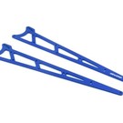 Traxxas TRA9462X  Traxxas (Blue) Aluminum Wheelie Bar Side Plates (2)