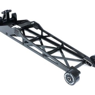 Drag Race Concepts DRC-10200  DragRace Concepts Launch Assist 10" Wheelie Bar w/Big Wheels (Black) (Mid Motor)