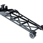 Drag Race Concepts DRC-10200  DragRace Concepts Launch Assist 10" Wheelie Bar w/Big Wheels (Black) (Mid Motor)