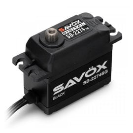 Savox SAVSB2274SG-BE  Black Edition High Voltage Brushless Digital Servo 0.080sec / 347.2oz @ 7.4V 2274