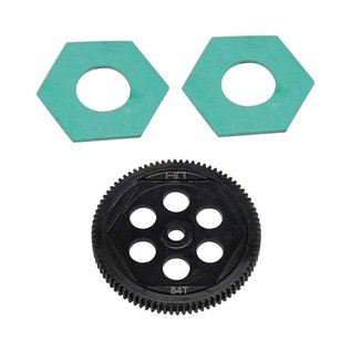 HOT RACING HRASTTX848  Steel Spur Gear & Slipper Pads 48p 84t: 22S