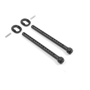 Xray XRA301322-H  Xray X4 T4 Rear Body Mount Set offset with 6mm (2) - Hard 301322H