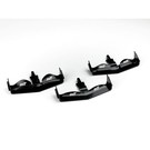 Mon-Tech Racing MB-021-012B  Mon-Tech Wing F1 2022 Front Black 021012B