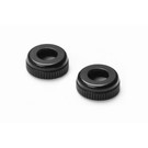 Xray XRA308327-K  Alu Cap For XRAY Shock Body #308322 - Black 	(2) 308327K
