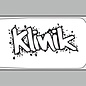 Klinik RC KRCWSKINL1  Black and White Chassis Skin Schumacher Cat L1