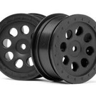 HPI HPI103039  ST-8 Wheel, Black, 0mm Offset, (2pcs)