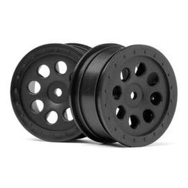 HPI Racing HPI103039  ST-8 Wheel, Black, 0mm Offset, (2pcs)