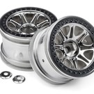 HPI HPI113336  Chrome Split 8 Truck Wheels (2)
