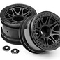 HPI HPI113337  Black Split 8 Truck Wheels (2)