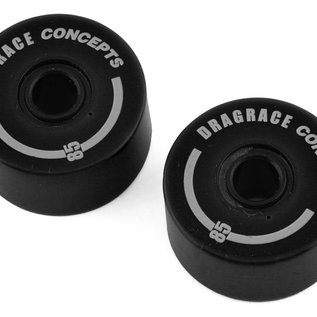 Drag Race Concepts DRC-10208.5  DragRace Concepts Big Wheel Wheelie Bar Wheels (Black) (2)