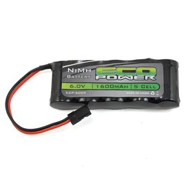 Eco Power ECP-5009  EcoPower 5-Cell NiMH Stick Receiver Battery Pack (6.0V/1600mAh)