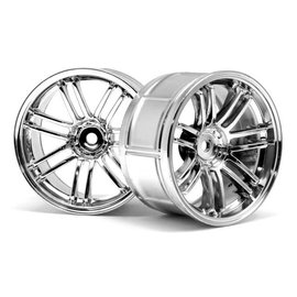 HPI HPI3341  HPI 12mm Hex LP32 Rays VolkRacing RE30 Wheels (2) (6mm Offset) (Chrome)