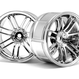 HPI HPI3341  HPI 12mm Hex LP32 Rays VolkRacing RE30 Wheels (2) (6mm Offset) (Chrome)