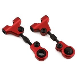 Yeah Racing YEA-TATT-036RD  Yeah Racing Tamiya TT-01 & TT-01E Aluminum Front Upper Suspension Arms (Red)