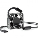 Avid RC AV10060-30S  Aluminum HV High Speed Cooling Fan Black/Silver - Short Wire- 30mm