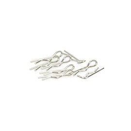 Core RC CR061  Silver Metallic Small Body Clips (8)