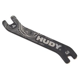 Hudy HUD181091  Hudy V2 Turnbuckle Wrench (3mm/4mm)