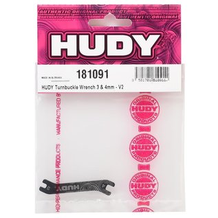 Hudy HUD181091  Hudy V2 Turnbuckle Wrench (3mm/4mm)