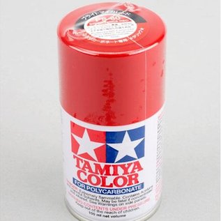 Tamiya TAM86060  PS-60 Bright Mica Red Lexan Spray Paint (100ml) 3oz  86060