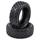 Schumacher U6810 2.2 Wide "Stagger Rib" 1/10 4WD Buggy Front Yellow Tire (2)