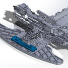 R1wurks R1-990026  DC1 Front Bumper Large Brass Weight