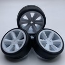 Gravity RC LLC GRC132  G-Spec Type C Tires , GT White  Wheel CARPET, IIC SPEC (Gold DOT Newest Batch)