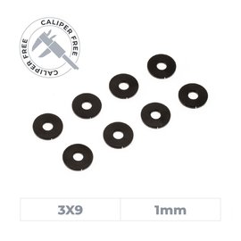 OfficinaRC OFC-SS-3910  Officinarc Alu Smart Shim 3X9X1.0 MM - (8)