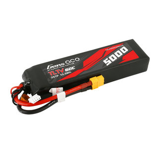 Gens Ace GEA50003S60X6  Gens ace 11.1V 60C 3S 5000mAh Lipo Battery Pack with XT60 Plug