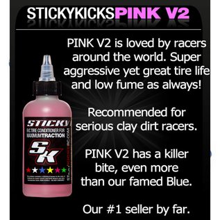 Sticky Kicks Pink V2 Sticky Kicks R/C Tire Traction Sauce 4oz