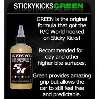 Sticky Kicks Green Sticky Kicks R/C Tire Traction Sauce 4oz