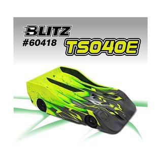 BLITZ BLZ60418-07   BLITZ TS040E CanAm Body (For Electric 1/8th Racing Car Only)- 0.7mm Light Weight with Side Stiffener