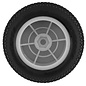 J Concepts JCO4005-101021  JConcepts Mini-B/Mini-T 2.0 Twin Pin Pre-Mounted Rear Tires (White) (2) (Pink)