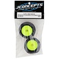 J Concepts JCO4004-2221  JConcepts Mini-B/Mini-T 2.0 Ellipse Pre-Mounted Rear Tires (Yellow) (2) (Green) 40042221