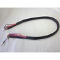 MRC Hobbies Products MRC5  Hi Amp Charge lead with 10 awg, 24" wire with a black outer wire jacket