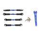 Traxxas TRA3741A  Blue Alu Turnbuckle Camber Link Set w/ Wrench (4) Rustler Stampede