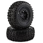 J Concepts JCO4011-3095  Traxxas UDR Black Landmines Tires w/Tremor Wheels (2) w/12mm Hex on 3393B Wheels