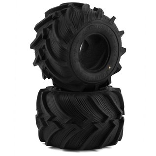 J Concepts JCO3084-05  Gold  Fling Kings 2.6 x 3.8" Monster Truck Tires (2) 308405