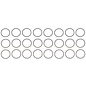 Mugen Seiki MUGB0768  Mugen Seiki 10x12x0.1/0.2/0.3mm Shim Set (30) 0768