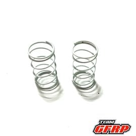GFRP GFR-1501-WH  White 4#  Small Bore Shock Springs In Pairs (1.1 length)