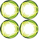 Xray XRA397353  Xray XT8 Wheel Stickers - Die-Cut - Green