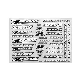 Xray XRA397380  Xray XB4 Sticker For Body - White