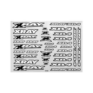 Xray XRA397380  Xray XB4 Sticker For Body - White