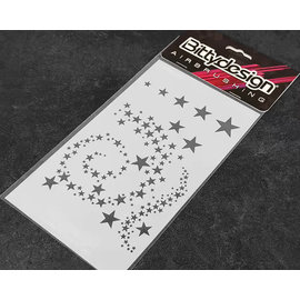 Bittydesign BDYSTC-021  Bittydesign Vinyl Paint Stencil (Stars V2)