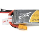 Tattu TAT850-111-75C  Tattu 3S LiPo Battery 75C (11.1V/850mAh) w/XT-60 Connector