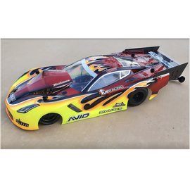 Racer RC RARC-PL C7 WING CF  Racer RC Carbon fiber rear spoiler for Proline C7 Corvette