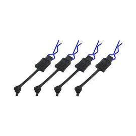 HOT RACING HRABWP39T06  Blue Hot Racing 1/10 Body Clip Retainers (Blue) (4)