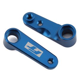 Team Associated ASC91983  Team Associated RC10B6.4 Factory Team Steering Bell Cranks (Blue)