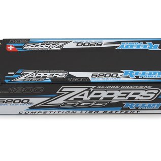 Team Associated ASC27389  Zappers 4S (15.2V/5200mAh) HV SG5 Low Profile 130C LiPo Battery w/5mm Bullets